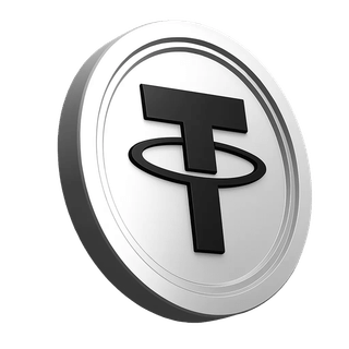 Élément sur la cryptomonnaie Tether USDT placé dans la section confiance de la communauté trading